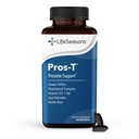 Pros-T - Podpora prostate - Saw Palmetto, Phytosterol, cink, kopriva, vitamin D-3 & B6 - Spodbujanje zdravo prostate funkcijo in običajni urinski pretok - izboljšanje integritete tkiva - 60 Softgels