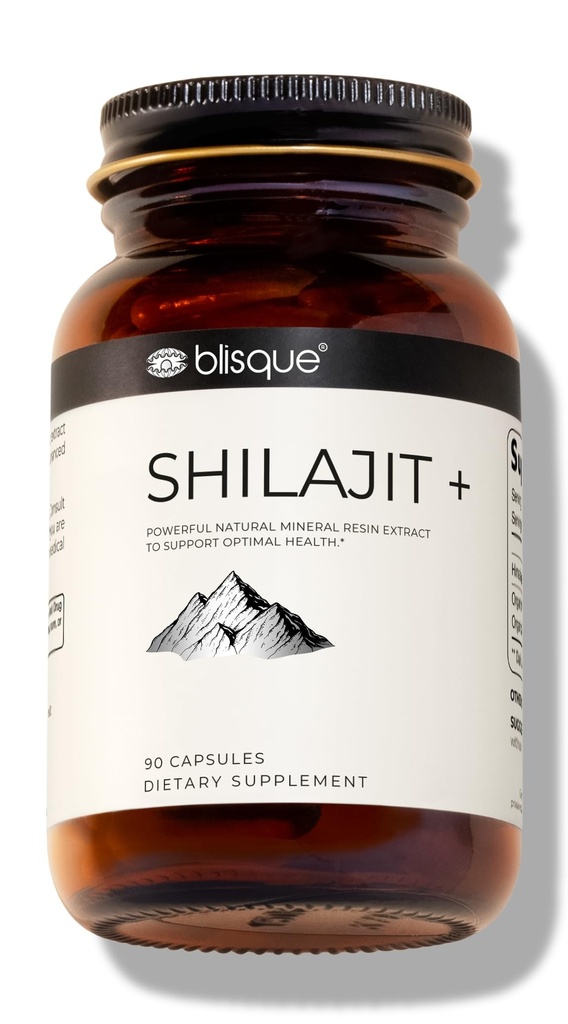 Blisque – čisti himalajski organski Shilajit Ekstraktne kapsule 