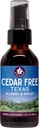 WishGarden Herbs Cedar-free Texas Alergy & Sinus - Rastlinsko-osnovana Zeliščna alergija Relief za odrasle, pomaga Soothe Cedar Fever Simptomi, Cona 5 Alergija Formula, Texas Cedar Fever Alergy Relief kapljice, 2oz