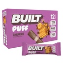 Zgrajena bar, Puff Protein Bars, Churro Puff, 17g prigrizki beljakovin, On-The-Go Bars, samo 140 kalorij & 6g sladkor, Colagen, Gluten brezplačno, 12 Število