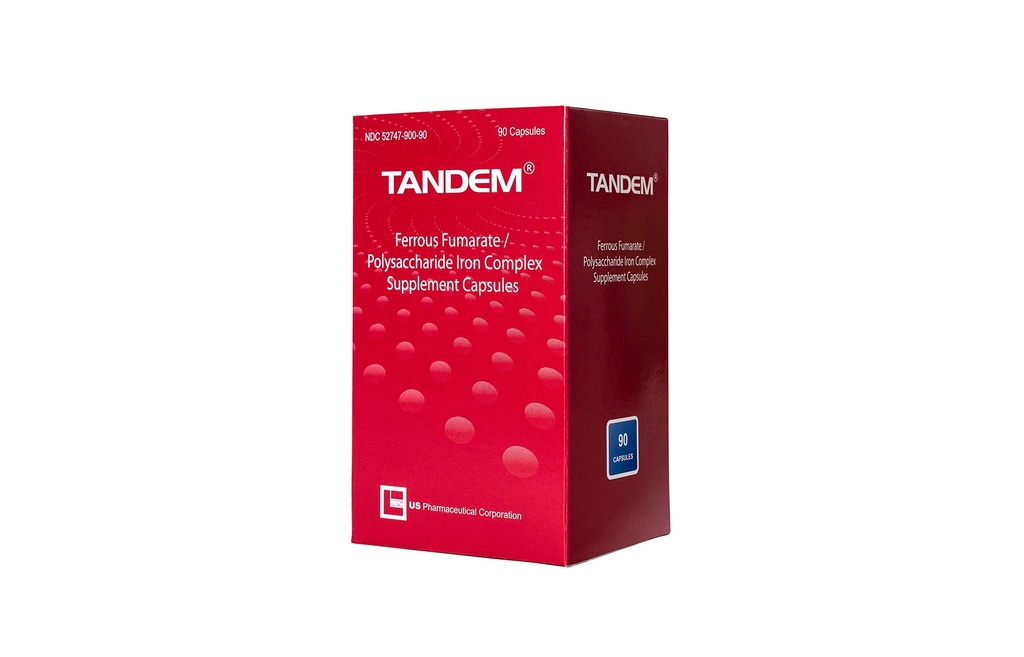Tandem- 106 mg Elementarno železo - enostavno za požiranje visoka toleranca - Brez vonja in okusa