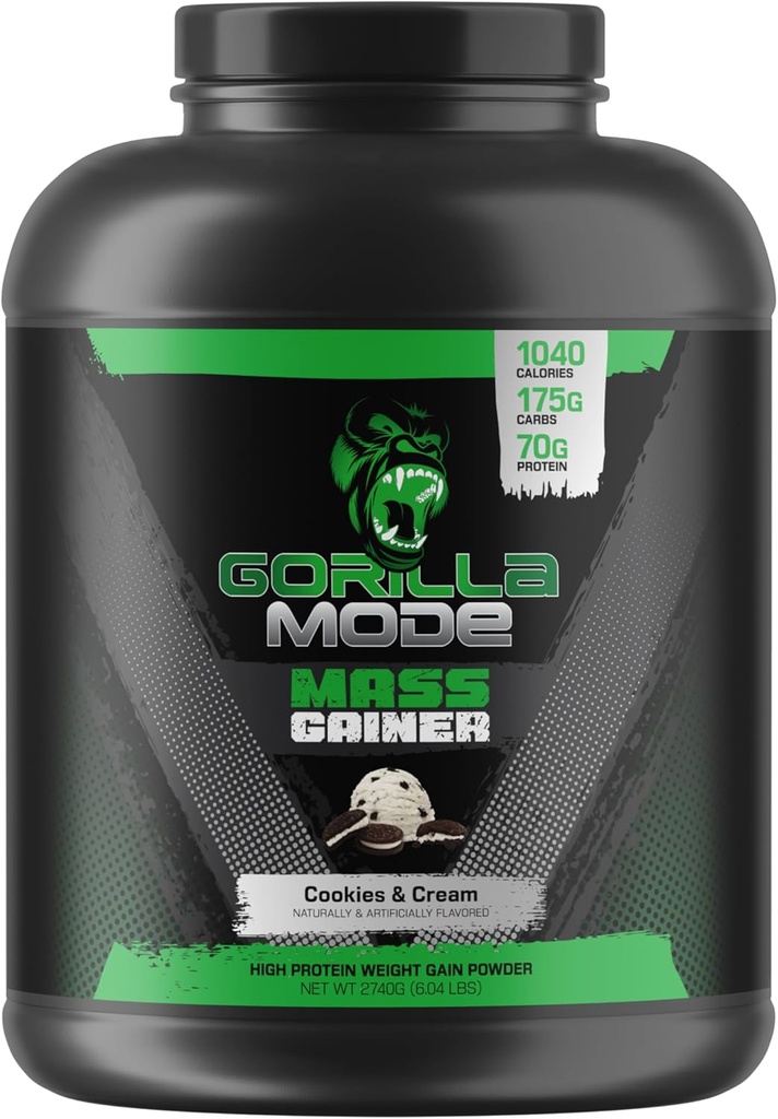 Gorila Mind Mass Gainer (piškotki in krema) – 70g Beljakovine 