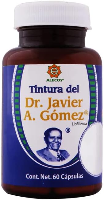 Cápsulas Alecos de Tintura Liofilizada del Dr. Javier A. Gómez, Frasco con, White, 60 grof (Pack of 1), 60,0 gram