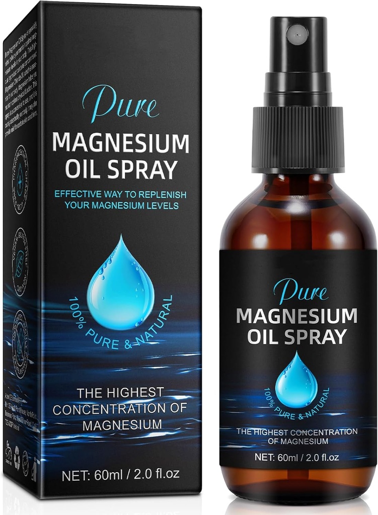 Generično magnezijevo olje Spray, Magnezij olje za noge, 100% Pure Organic Natural Magnezijevo olje Spray, Enostavno za absorbcijo, Magnezijevo olje Spray za noge