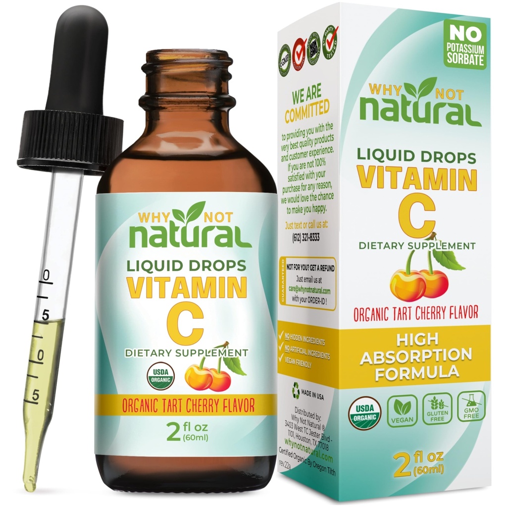 Zakaj ne naravni tekoči vitamin C kapljice dodatek