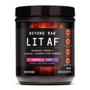 BEYOND RAW LIT Advanced Pre Workout Formula, Sweet in Tart, za energijo, fokus, vzdržljivost, črpalke, s 300mg hitro in ciljno sproščanje kofeina, Kreatine, Betaine, Beta Alanine, Taurine, 20 Servings