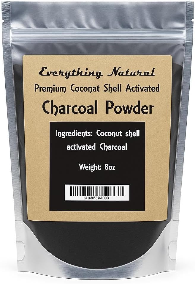 Ekstra velik aktiviran Charcoal prašek. Hrana stopnja, Pomirjevala plin & napenjanje, Naravni zob Whitener, Pomlaja kožo, Spodbuja naravno razstrupljanje, ki izhajajo iz kokosovih školjk