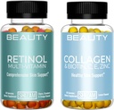SHIZAM Retinol Multi-vitamin & Collagen w Biotin Gumies in Combo