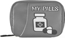 Tablete Organizator Medicina tablete Box 7 dan tablete zaboj vrečka potovalne tablete Organizator vrečka z zipper prenosni tedenski primer kompaktna velikost za vitamin dodatek imetnik