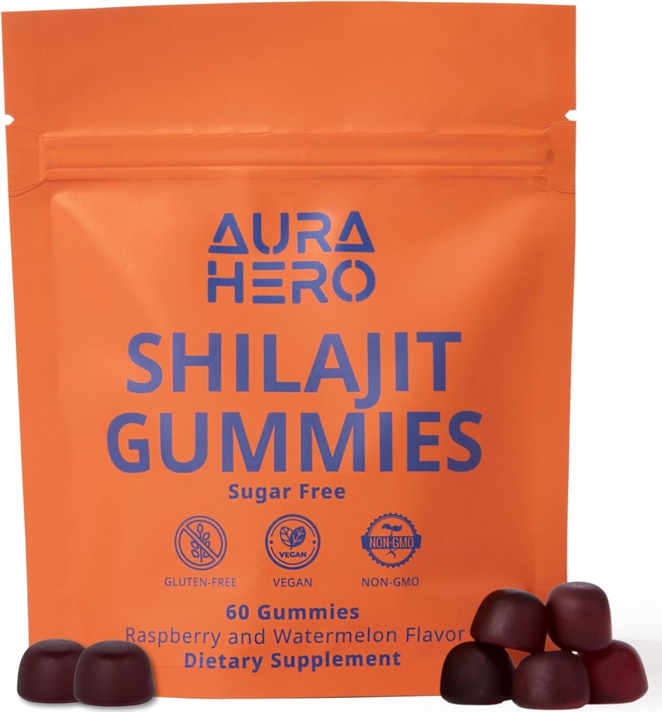 Čisti himalajski Shilajit Gumies za moške in ženske - 1.000mg avtentični himalajski dodatek Gummy  Minerali v sledovih