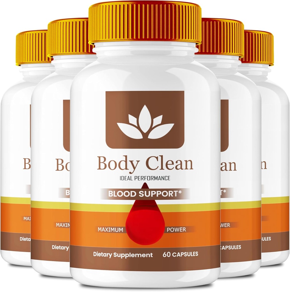 Tablete za čiščenje telesa, uradne kapsule za čiščenje telesa - maksimalna moč, čiščenje telesa vse naravne tablete formule, bodyclease Glyco Optimizer Complex, BodyClean Health Support Reviews (5 paketov)