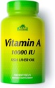 ALFA VITAMINI - Vitamin A - Olje jeter za ribe 10.000 i.e. - dnevni prehranski dodatek pomaga pri podpiranju vida, kože in imunskega sistema - 100 kapsul