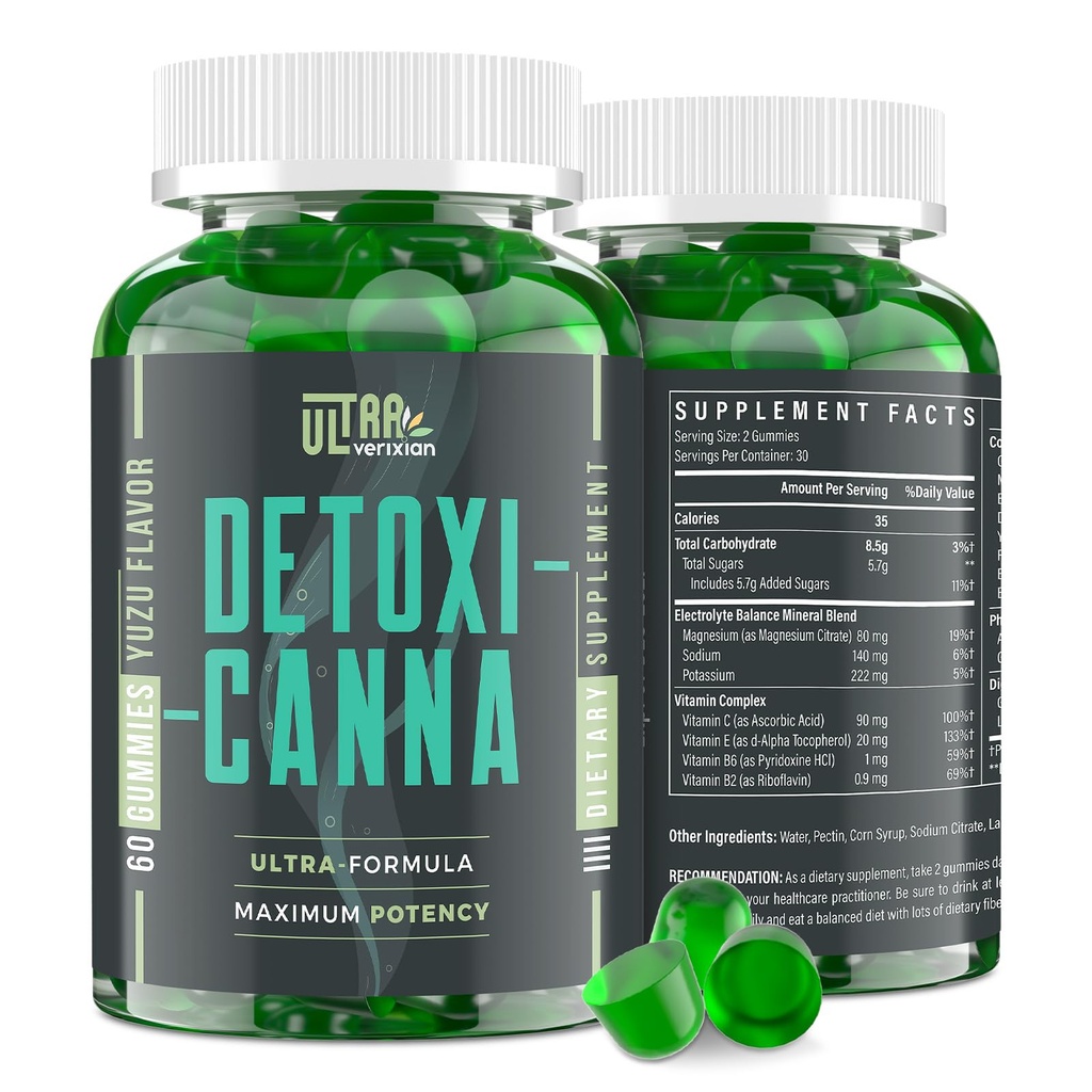 Detox čistilne masti - Jetra, Gut, Ledvice čiščenje razstrupljanje in popravila, hitro in učinkovito popolno čiščenje telesa najboljše za ženske in moške z mlekom osat - naravna rastlina-na osnovi razstrupljanje dodatek, 60 Gumies