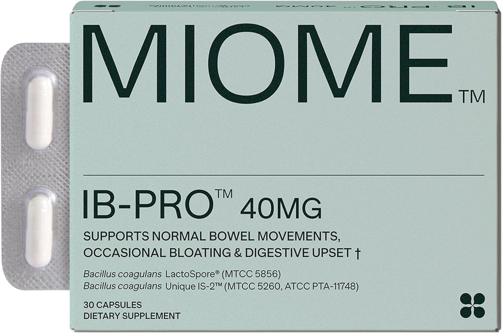 IB-PRO Bacillus Coagulans Probiotic - 2-1 Lactospore & Edinstvena is-2 za občasno zaprtje, napenjanje in prebavne motnje - 3. stranka preverjeno - 30 kapsul