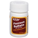 Rugby Ferrous Sulfate 325mg tablete - železno dopolnilo za ženske in moške - 100 število (1 paket)