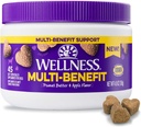 Peanut Butter & Jabolčno aromatizirano mehko žvečenje Multi-Benefit dopolnila za pse, 45 Štetje