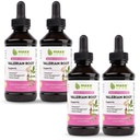 Maxx Herb Valerian Root Extract - Max Jakost, Tekoča Valerian Root Absorbs bolje kot kapsule, za sprostitev in miren spanec, Alkohol brez - 4 steklenice, 4 Oz Vsak (240 Serving)