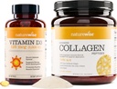 NatureWise Vitamin D3 5000iu (125 μg) 1 leto Oskrba za zdravo mišično funkcijo Izboljšane kolagenske peptide (45 servingov) - hidroliziran tip I in III