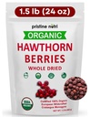 1,5 lbs (24 oz) 100% Ekološka Hawthorn jagode posušene razsutem stanju 