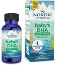 Nordic Naturals Baby’s DHA vegetarijanski, nearomatizirani - 1050 mg Rastlinsko osnovani Omega-3-1 oz - Podpira razvoj možganov in vida pri dojenčkih - Non-GMO, Vegan - 15 Služabnikov