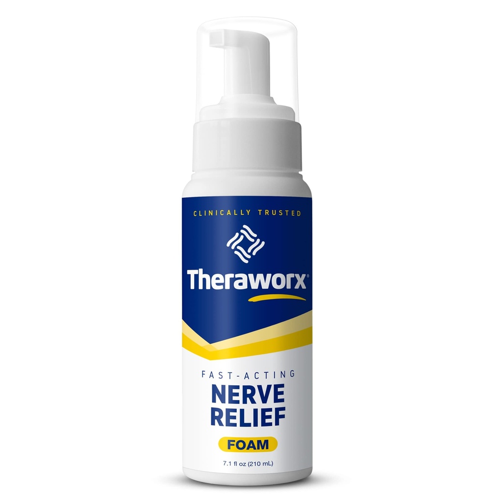 Theraworx hitro delujoča rešilna pena, ki je oteževala živčno nelagodje - 7,1 oz - 1 štev.