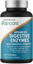 H4U Prebavne encime: Ultimate Health Solution z probiotiki, Prebiotiki, in Encimi za ženske in moške. Ta Vegetarian Digestive Enzyme dodatek vsebuje 180 kapsul.