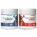 NWC Naturals Twin Pack - probiotiki in prebavne encime za pse in mačke eno skupno Zymes in eno skupno Biotics 8-Ounce