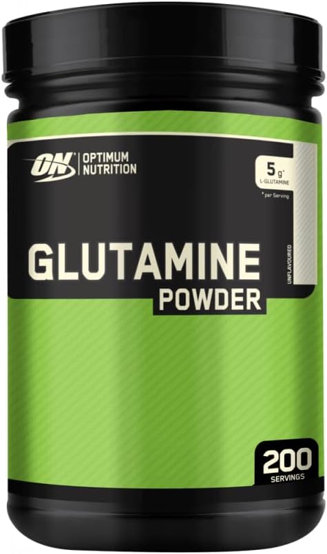 Optimum Nutrition Glutamine v prahu, nearomatiziran, 2,2 LB (1000 gramov) 194 odmerkov