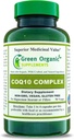 Zelena Ekološka dopolnila Coq 10 Complex, Ubikinon, 90 VCaps, visoko Absorbljiva, ne-GMO, Gluten-free (enota)