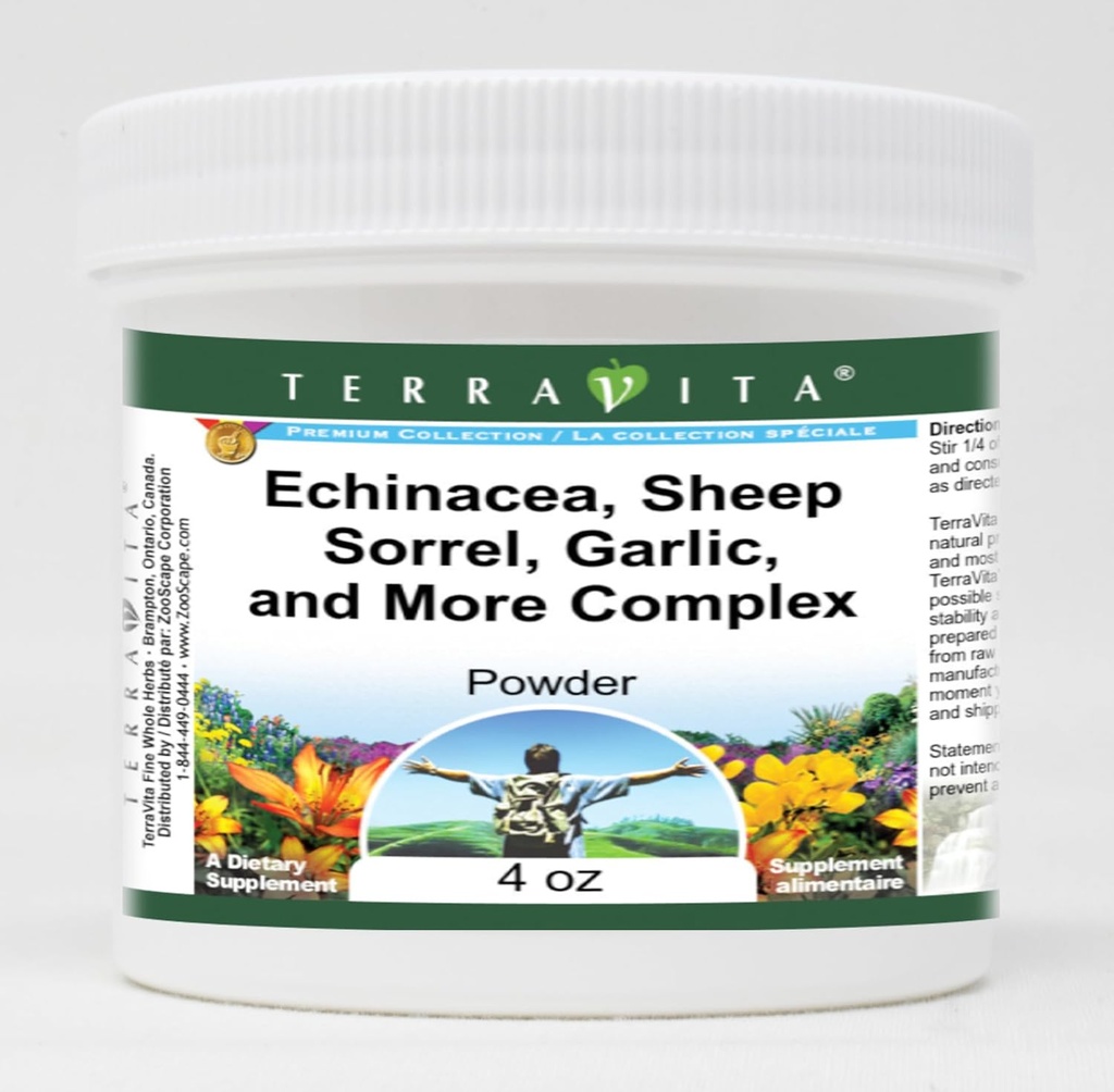 Echinacea, Sheep Sorrel, Česen, in bolj kompleksen prašek (4 oz, ZIN: 516903) - 3 pakiranje