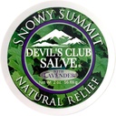 Snowy Summit Aljaska Devil's Club Lavender Salve - Ročno izdelano nego kože Mazilo s sivko - Naravne Muscle Rub s premium, odgovorno izvor rastlinskih materialov - Made in USA - 2 oz