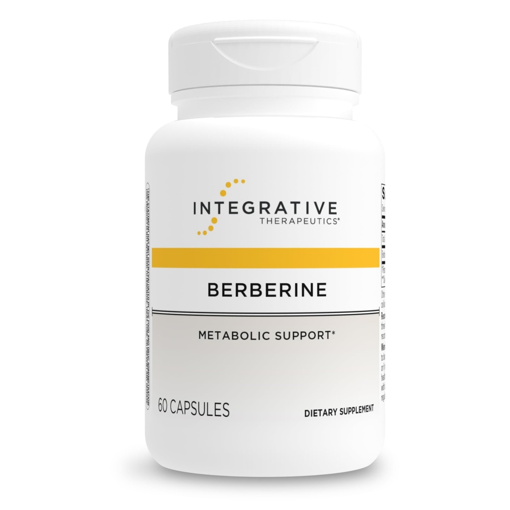 Celovita zdravila Berberine – dodatek za presnovo in metabolično podporo za celično energijo* – brez mleka in glutena – 60 kapsul (60 obrokov)