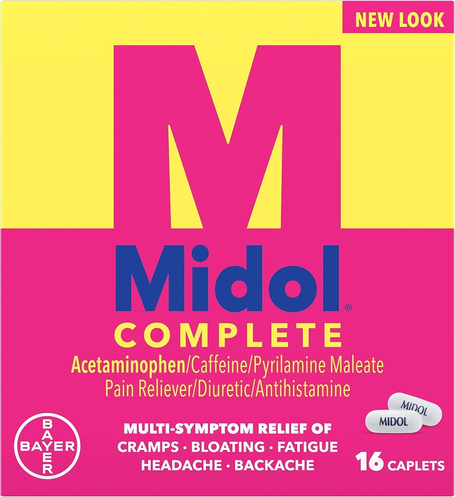 Midol menstrualne največje moči kape - 16