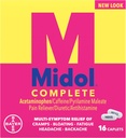 Midol menstrualne največje moči kape - 16