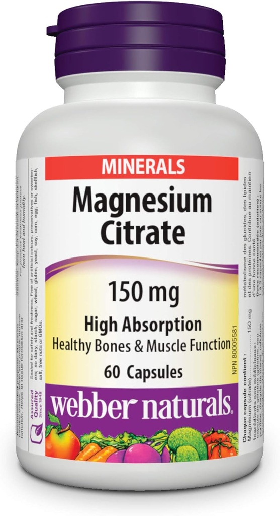 Magnezijev citrat 150 mg Velika absorpcija