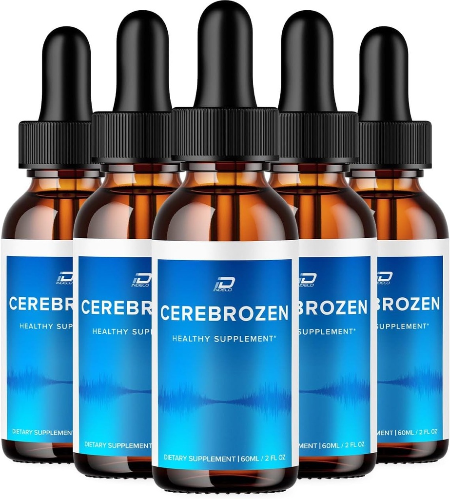 Cerebrozen Tinitus Ušesne kapljice - Cerebrozen 24, Cerebrozen Tekoče kapljice, Cerebrozen Reviews, Cerebrozen Kapljice za lajšanje ušes (5 paket - 300 ML)