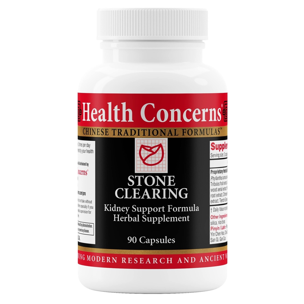 Zdravstvene skrbi Kamen Clearing – Podpora ledvic in urinarni trak Cleanse – Damp Heat & Qi Flow Herbal Formula – Phyllanthus, Gardenia, Peony & Tienchi Ginseng Supplement – Bladder Detox – 90 kapsul