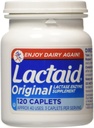 Lactaid Original Jakost Lactase Enzyme dodatek, Caplets - 120 ea