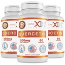 Genex Formule Quercetin 500 mg (60 kapsul) Ne- GMO, Gluten-free (3 pakiranja)