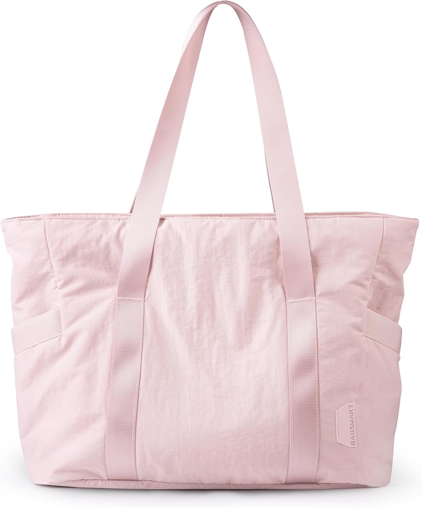 BAGSMART Tote Bag za ženske, Tote Bag z Zipper Delo Tote z oddelki Sestra ramen Hanbag za potovanje, fitnes
