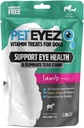 PetEyez Tear Stain Odstranjevalec vitaminov za pse - podpora zdravje oči in zmanjšanje srbenja in tear Stain Building - 100% naravne pasje zdravljenje s super hrano, antioksidanti in hranila - lamb Flavor - 1oz