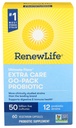 Obnovitev Life Extra Care Ultimate Flora Probiotic 50 milijard Go Pack, 60 Ct