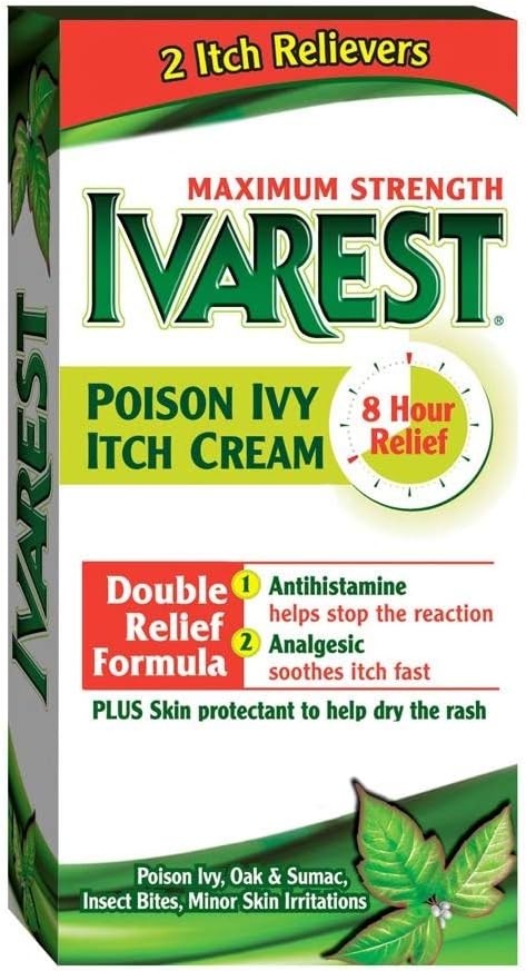 Ivarest proti srbenju krema, največja moč, Medicated, 2 Ounce - Nakup paketov in SAVE (paket z 2)