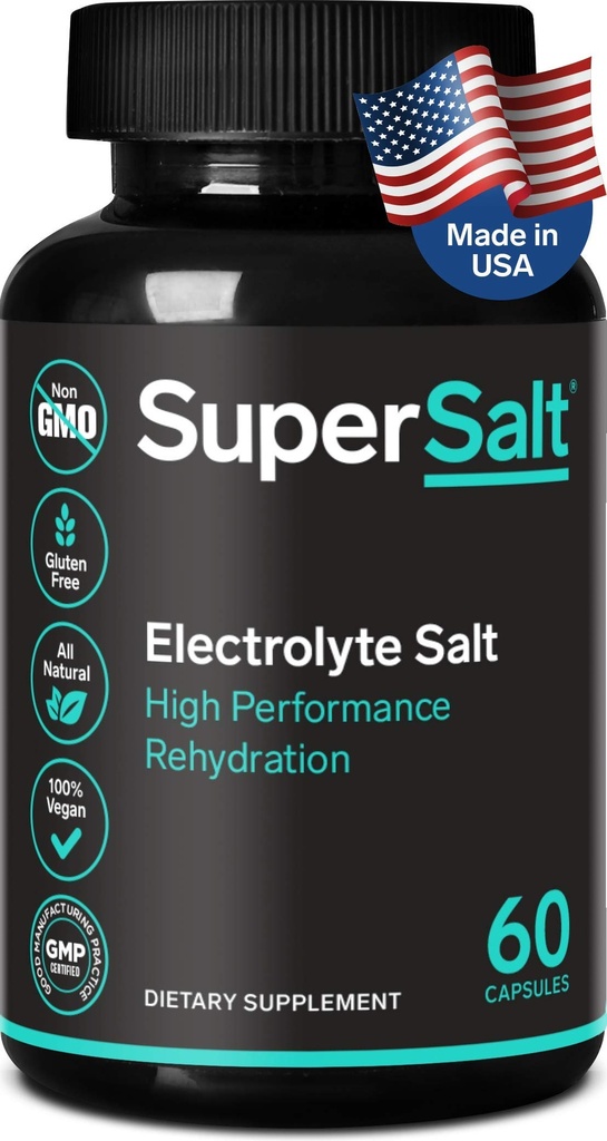 Keto Elektrolitski dodatek, Sol Zamenjave tablete za hitro peroralno rehidracijo in post-workout recovery, Magnezij, cink, natrij, baker 