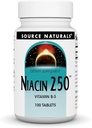 Vir Naturals Niacin 250 Tableta, 100 Število