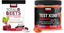 Sila Factor Skupaj Beets Podpora krvnega tlaka 60 Žveči + Test X180 Gummies Testosteron Booster za moške 60 Gummies
