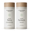 Stonehenge Health Dynamic Nerve + Dynamic Turmeric Bunde dodatki za podporo udobje, Tingling, Numbness, Gorijo