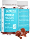 Berberine s Ceylon Cimet Gumies, brez sladkorja Berberine 1500 mg in Ceylon Cinnamon 500 mg, visoke jakosti Berberine Gumies z magnezijevim kompleksom in Mlečni osat, 60 Gumies