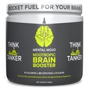 Nootropični booster za možgane (90 servingov) Nootropna pijača Mix & Brain Supplement - Možgansko gorivo poveča energijo, fokus in spomin - Nič kalorij, sladkor brez - Kiwi Jagoda