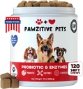 Probiotiki, Soft Chews - Encimi - Prebavno zdravje za pse - Probiotični žvečilni izdelki za Gut Health & Imune Support - Prebavna podpora